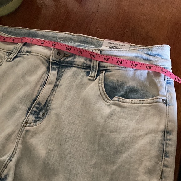 Inc international concepts cote denim mid rise straight jeans - Picture 7 of 14